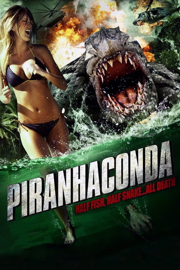 Poster for the movie «Piranhaconda»