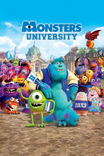 Poster for the movie «Monsters University»