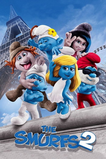 Poster for the movie «The Smurfs 2»