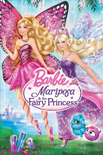 Poster for the movie «Barbie Mariposa & the Fairy Princess»