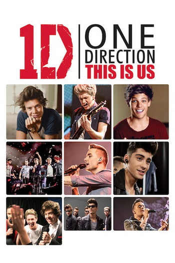 Poster for the movie «One Direction: This Is Us»