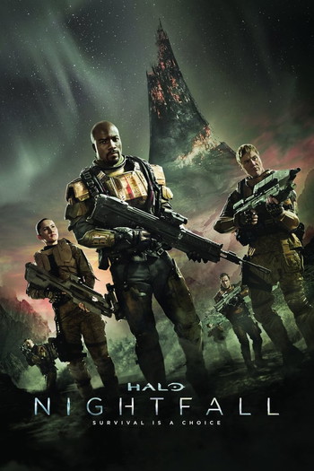 Poster for the movie «Halo: Nightfall»