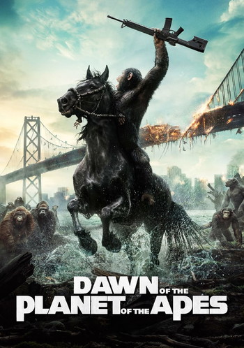 Poster for the movie «Dawn of the Planet of the Apes»