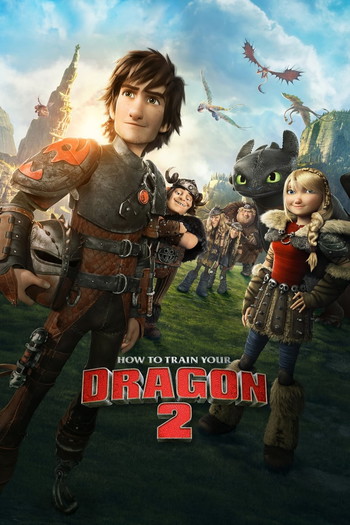 Poster for the movie «How to Train Your Dragon 2»