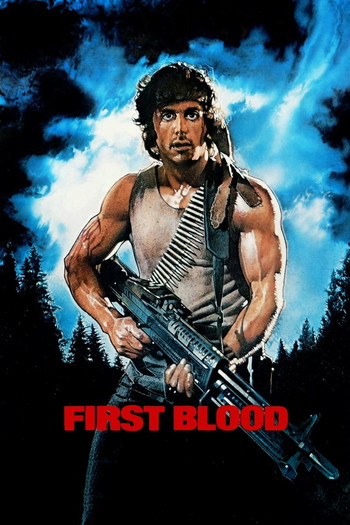 Poster for the movie «First Blood»