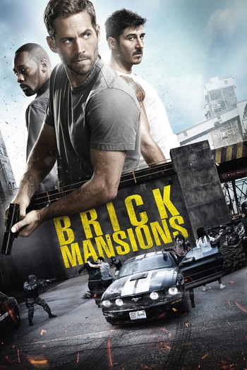 Poster for the movie «Brick Mansions»