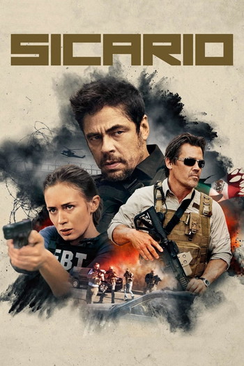 Poster for the movie «Sicario»