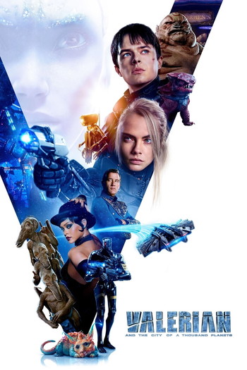 Poster for the movie «Valerian and the City of a Thousand Planets»