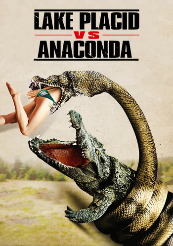 Poster for the movie «Lake Placid vs. Anaconda»