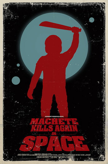 Poster for the movie «Machete Kills Again... in Space»