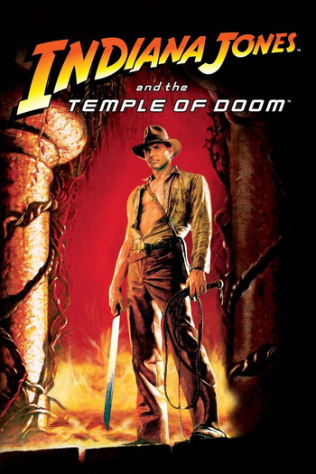 Poster for the movie «Indiana Jones and the Temple of Doom»