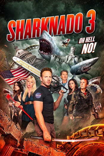 Poster for the movie «Sharknado 3: Oh Hell No!»