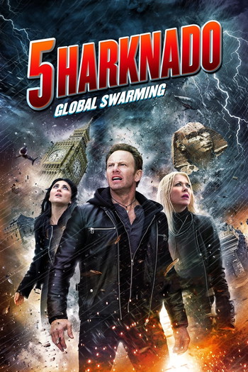 Poster for the movie «Sharknado 5: Global Swarming»