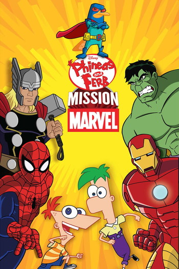 Poster for the movie «Phineas and Ferb: Mission Marvel»