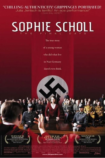 Poster for the movie «Sophie Scholl: The Final Days»