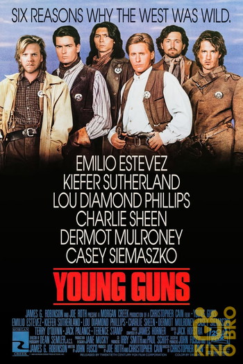 Poster for the movie «Young Guns»