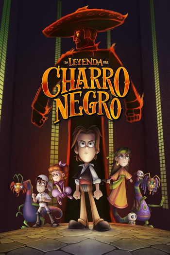 Poster for the movie «La leyenda del Charro Negro»