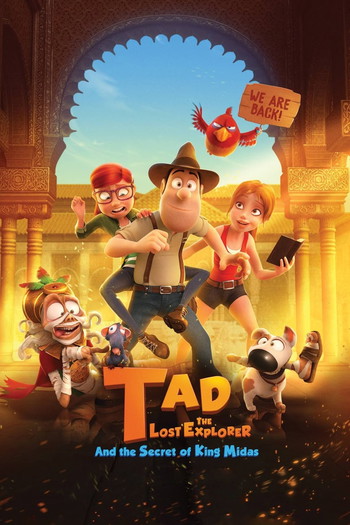 Poster for the movie «Tad, the Lost Explorer, and the Secret of King Midas»