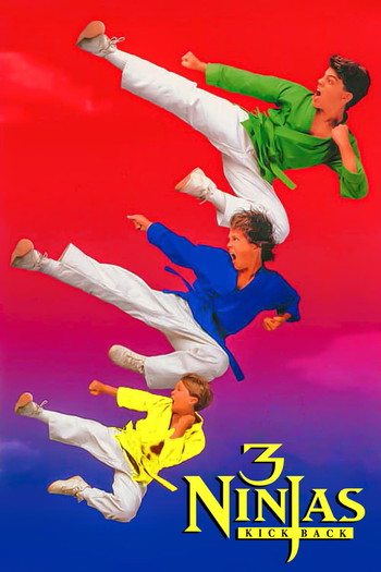 Poster for the movie «3 Ninjas Kick Back»