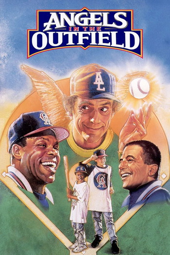 Poster for the movie «Angels in the Outfield»