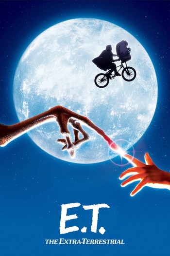 Poster for the movie «E.T. the Extra-Terrestrial»