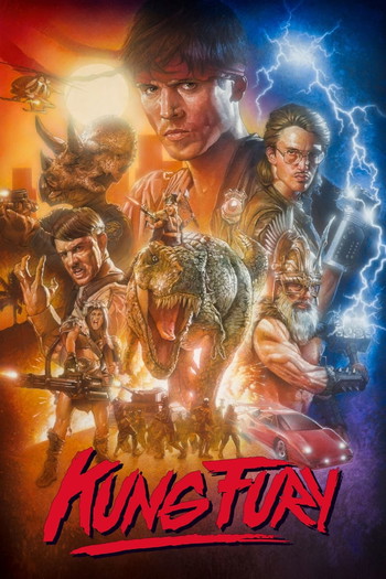 Poster for the movie «Kung Fury»