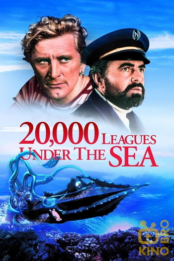 Poster for the movie «20,000 Leagues Under the Sea»