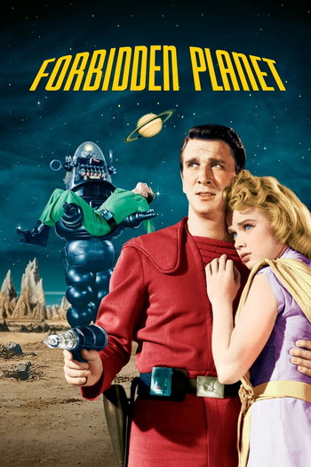 Poster for the movie «Forbidden Planet»