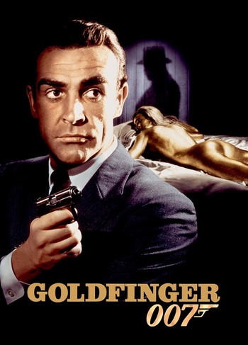 Poster for the movie «Goldfinger»