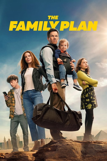 Poster for the movie «The Family Plan»