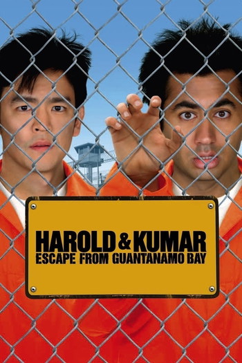 Poster for the movie «Harold & Kumar Escape from Guantanamo Bay»