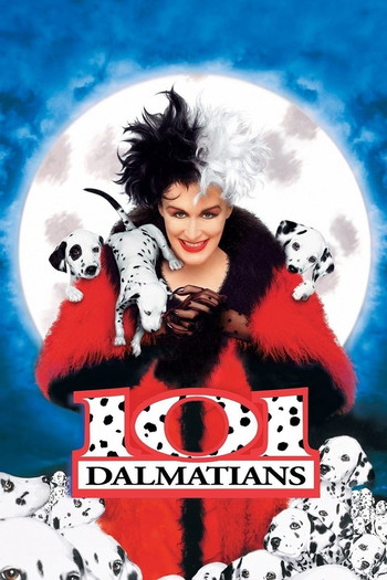 Poster for the movie «101 Dalmatians»