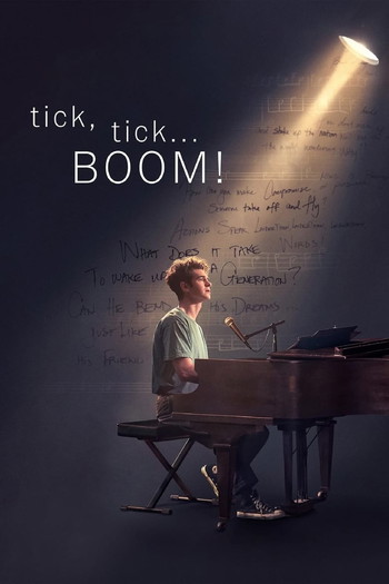 Poster for the movie «tick, tick... BOOM!»