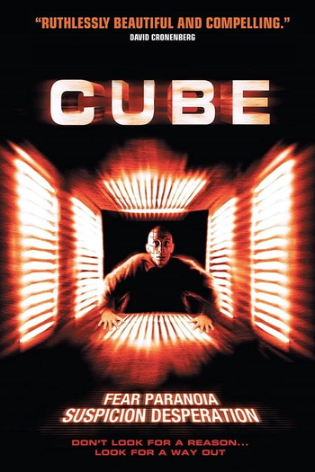 Poster for the movie «Cube»