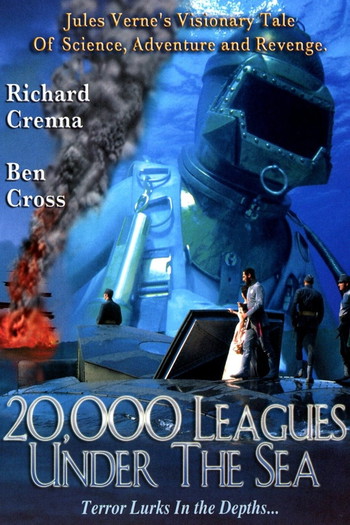 Poster for the movie «20,000 Leagues Under the Sea»