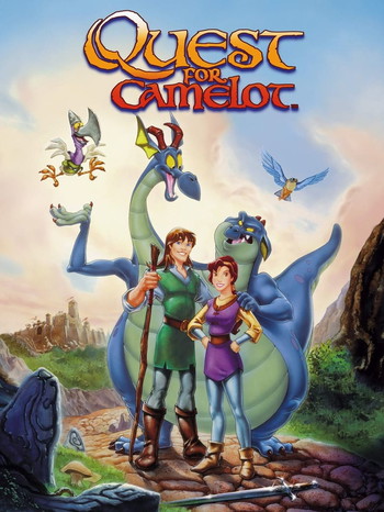 Poster for the movie «Quest for Camelot»