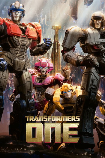 Poster for the movie «Transformers One»