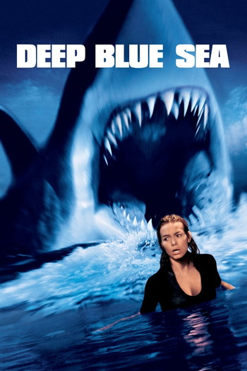 Poster for the movie «Deep Blue Sea»