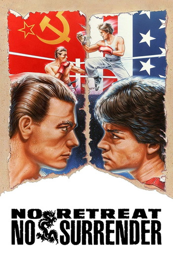 Poster for the movie «No Retreat, No Surrender»