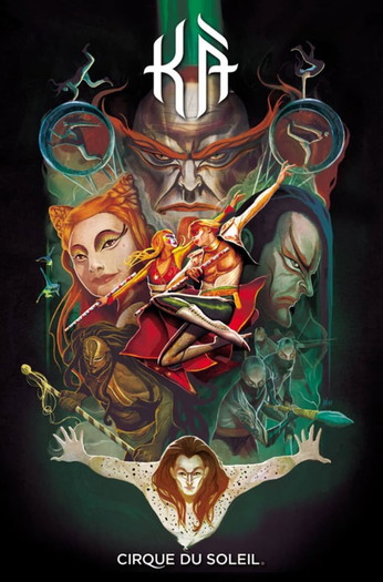 Poster for the movie «Cirque du Soleil: KÀ»