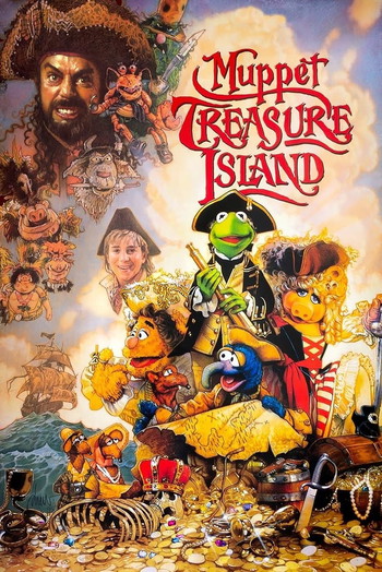 Poster for the movie «Muppet Treasure Island»