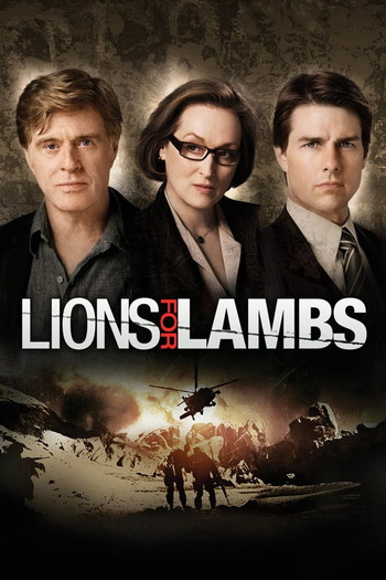 Poster for the movie «Lions for Lambs»