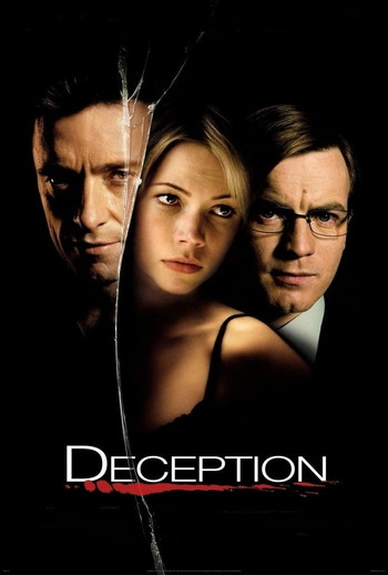 Poster for the movie «Deception»