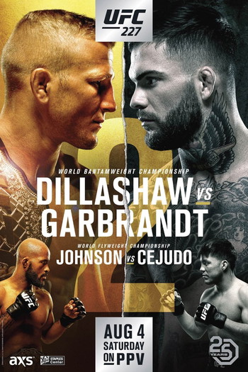 Постер к фильму «UFC 227: Dillashaw vs. Garbrandt 2»