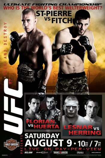 Постер к фильму «UFC 87: Seek and Destroy»