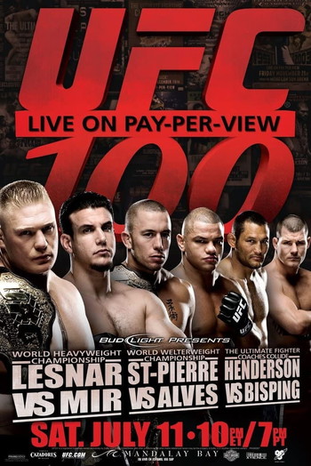 Постер к фильму «UFC 100: Lesnar vs. Mir 2»