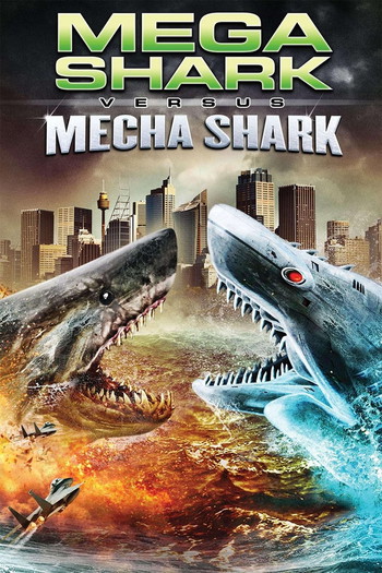 Poster for the movie «Mega Shark vs. Mecha Shark»