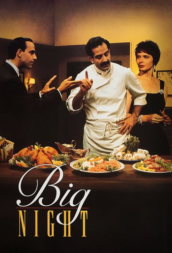 Poster for the movie «Big Night»