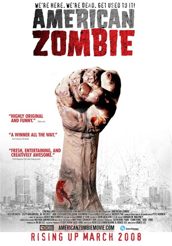 Poster for the movie «American Zombie»