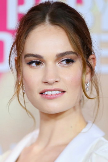 Photo of actress Lily James